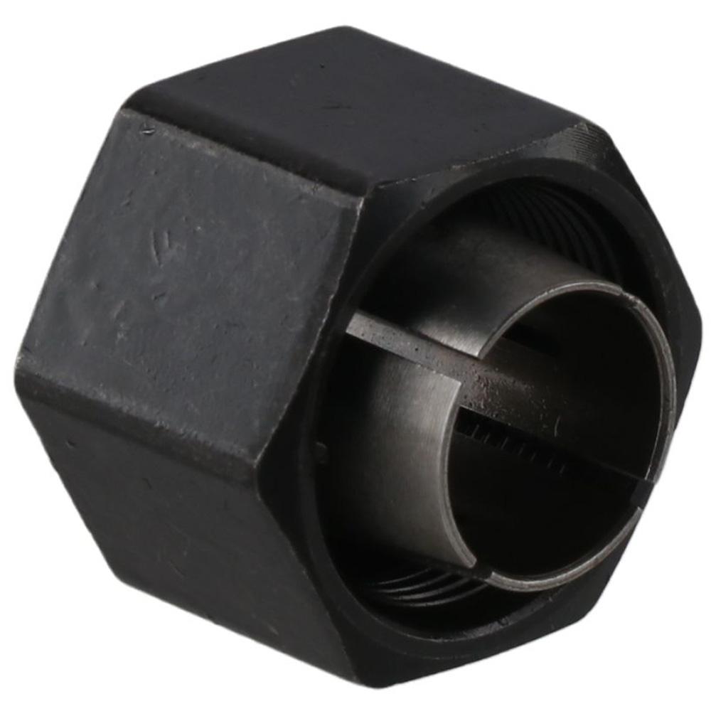 Steel Router Fittings Black Carving Machine Collet Portable Router Collet Replacement  Worker