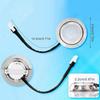 2 Pcs 12V Kitchen Range Hood Integrated Stove Light LED White Light Lamp LED Integrated Stove Round Lamp Range Hood Accessories