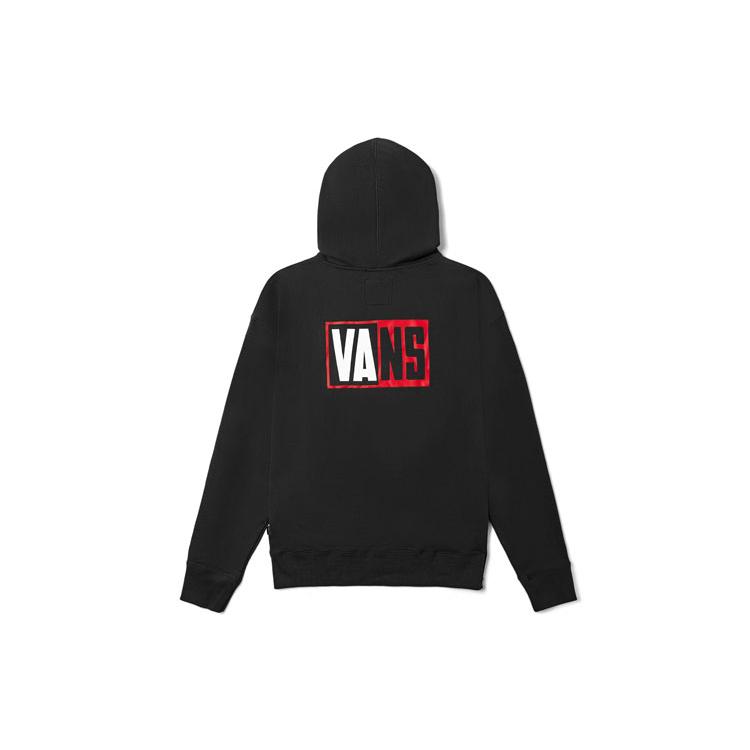 Vans Sweatshirts Unisex Black Hooded Moderate Regular VN0A54JKBLK