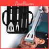 Premium Stainless Steel Bbq Tool Set For Outdoor And Home Use Includes Tongs Fork And Spatula
