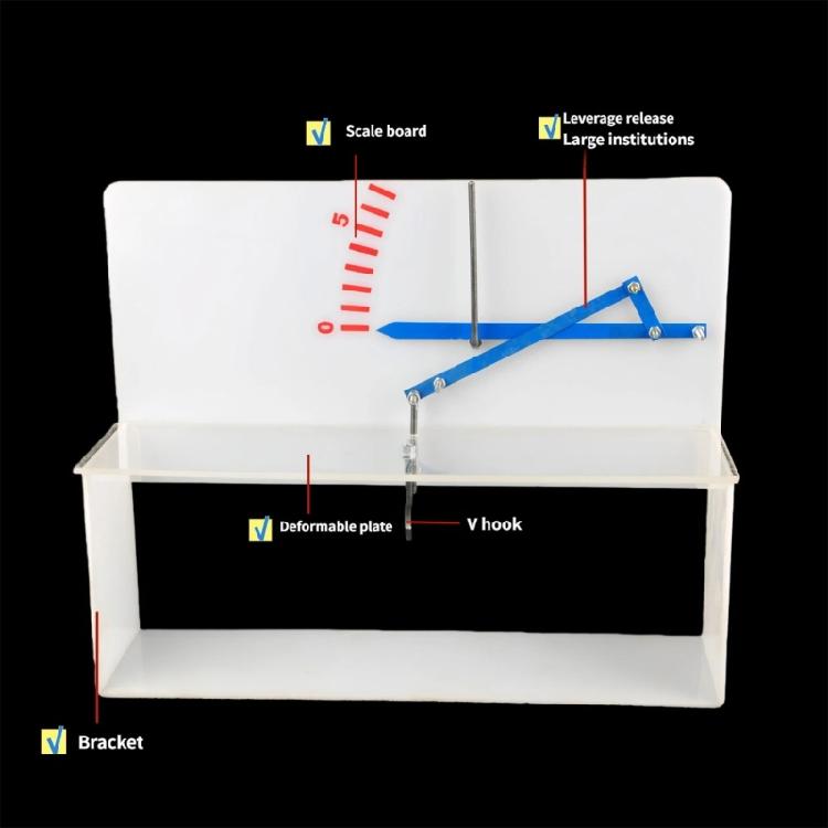 Interactive Physics Teaching Equipment Metal Plastic Optical Lever Deformation Demonstrator For Classroom Experiment