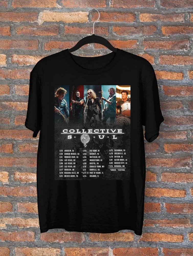 

Collective Soul New 2026 Tour T Shirt Full Size S5XL KK583 Unisex T-Shirt XXL