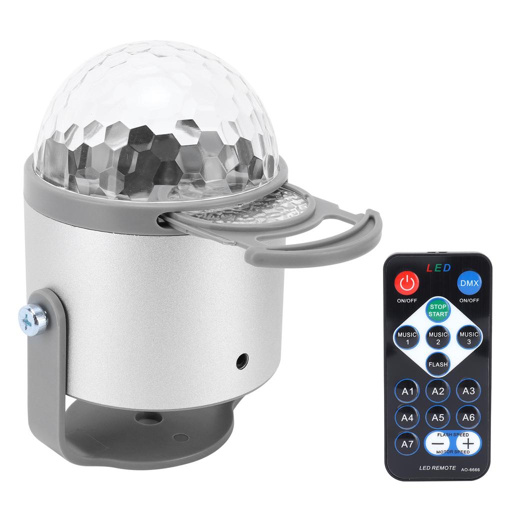 Projektorlampe Fernbedienung Licht Buntes Drehbares Schallaktiviertes Licht für Zuhause Auto KTV