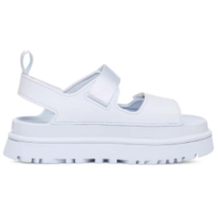 UGG Comfortable Versatile Platform Open-Toe Sandals Unisex Sandals Blue 1152685-CRRN