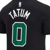 Jordan NBA Celtics Jayson Tatum No. 0 Basketball Short Sleeve T-Shirt Men Tops Black CV9965-011