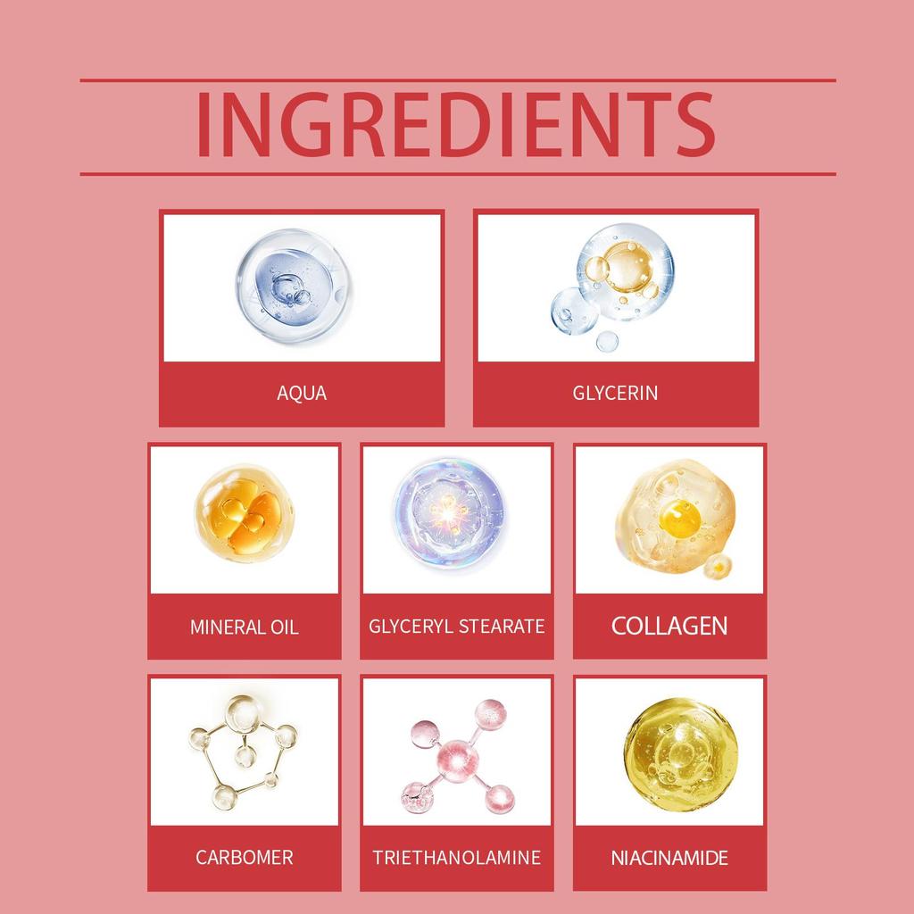 Hoygi Crema al Collagene 50g - Crema viso delicata, antirughe, antietà, profondamente idratante, lenitiva e nutriente.