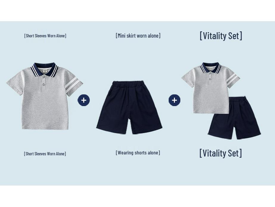 Bomull Sommar Förskole- och Första Klassens Avslutningsuniform