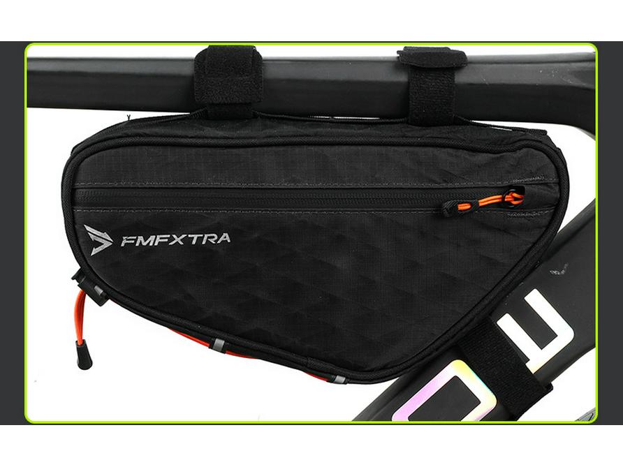 1.7L Nylon Bike Triangle Top Tube Bag for Mountain & Road Cycling