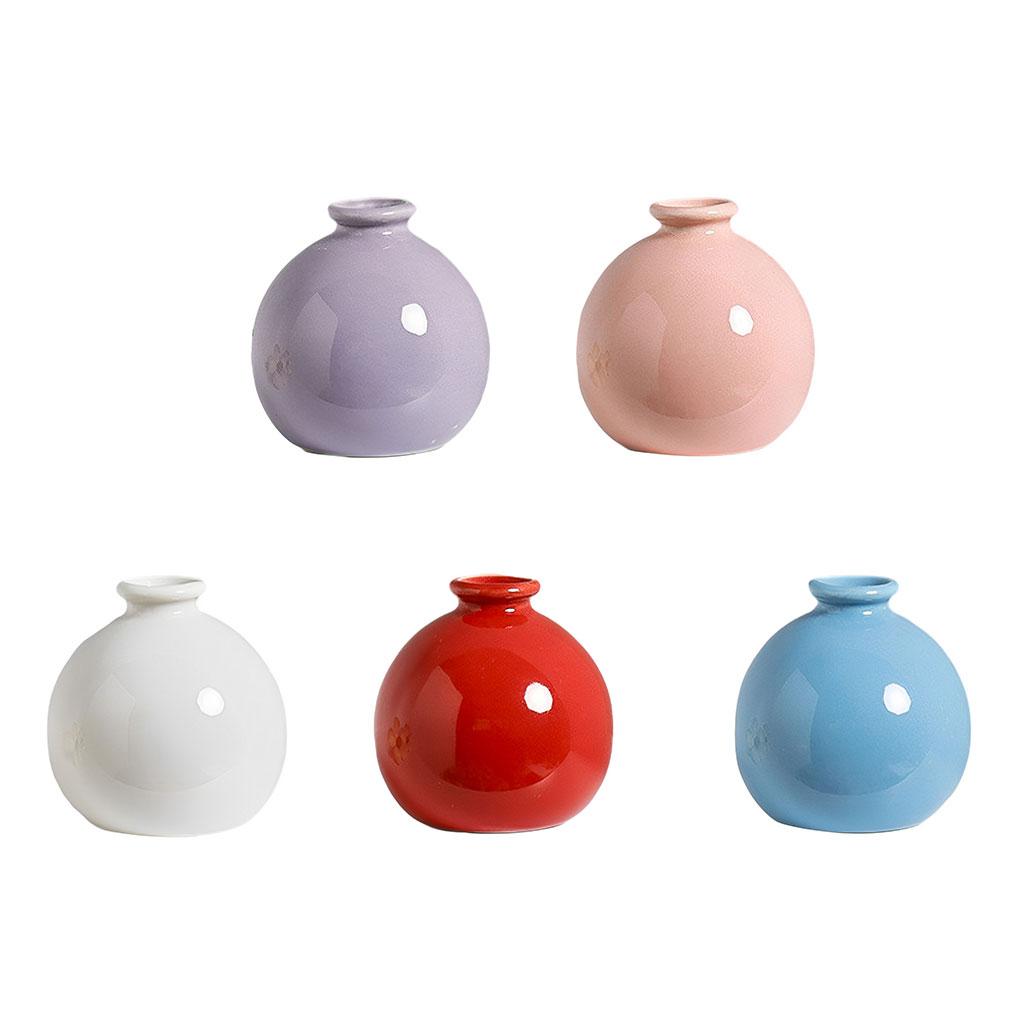 Exquisite Craft - Solid Ceramic Vase For Home Décor Office And Gifts Wide Application Vibrant Color Ple Fluent Line
