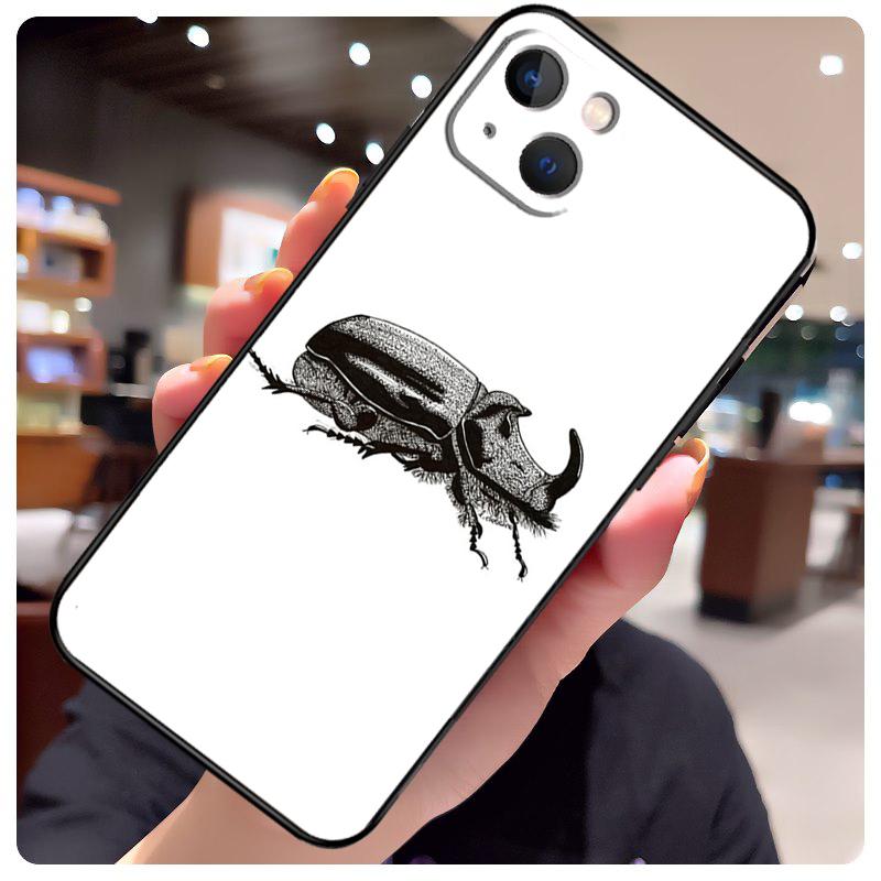 Beetles Insects Case For iPhone 14 Pro Max 16 15 11 12 13 17 Pro Max mini 15 16 Plus 16e 17 Air Phone Cover