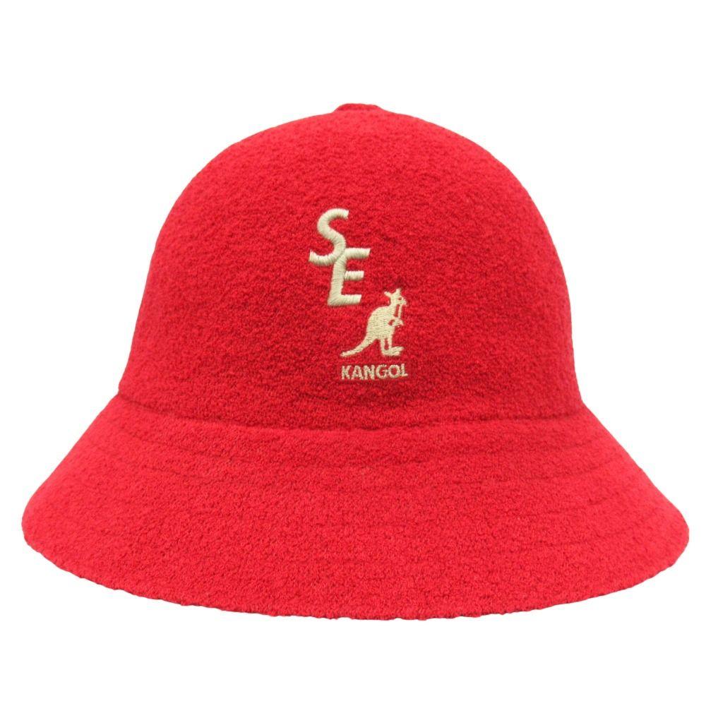 Used Good Condition KANGOL WIND AND SEA Bermuda Casual Hat Hat Size L Red Men s Women s Old Clothes Used USED