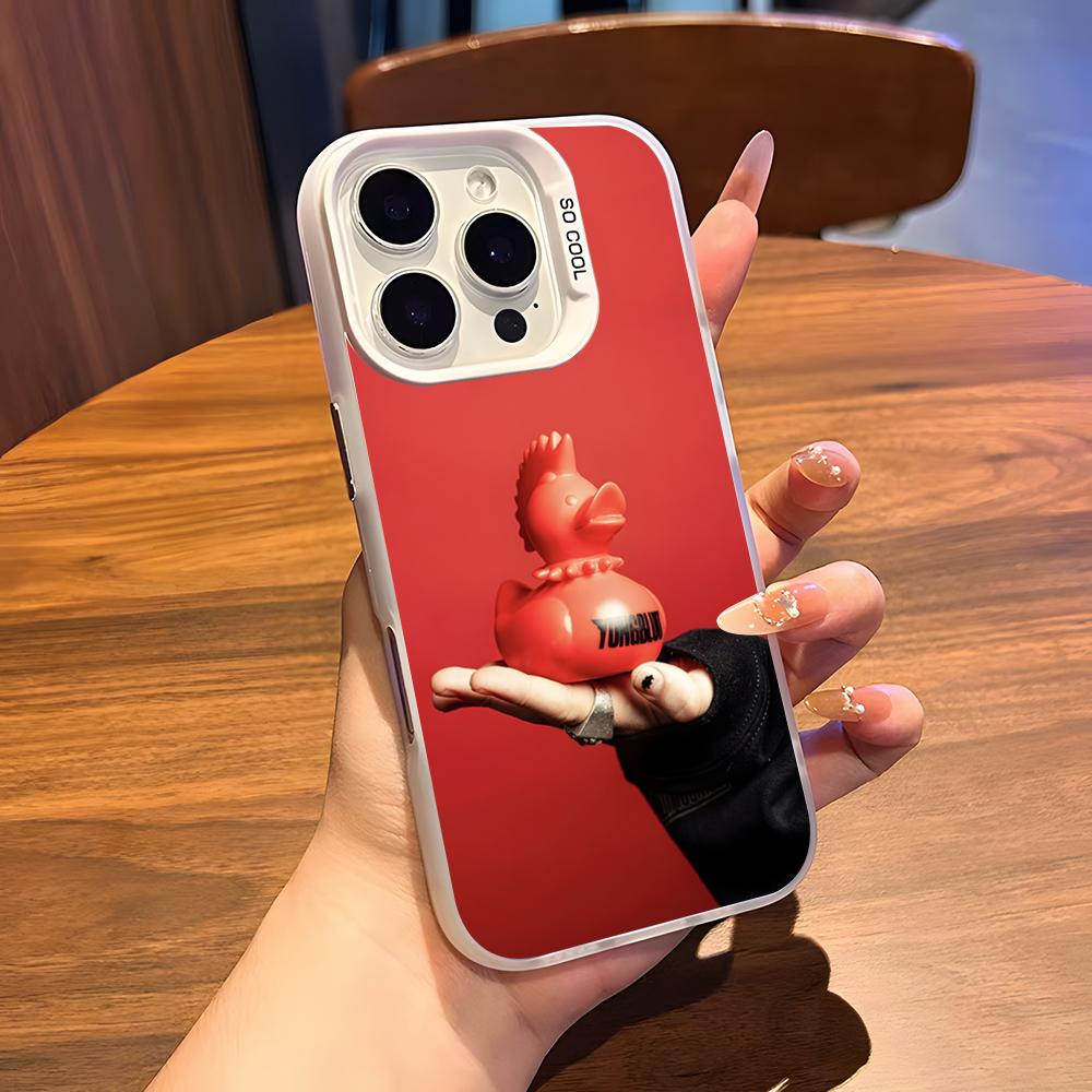 Y-Yungblud Hot Singer Phone Case For IPhone 17 Air 16 15 14 Plus 13 12 11 Pro 7 8 XS Max XR Silver White Bumper Case