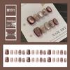 Chasing Light Cat's Eye Crystal Nails: Handmade, Detachable, Flash Diamond Design for Trendy, Stylish Looks.