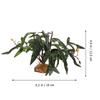 Simulated Plants for Reptile Box Artificial Green Plants Exquisite Resin Plastic Decoration Lizard Gecko Habitat Supplies