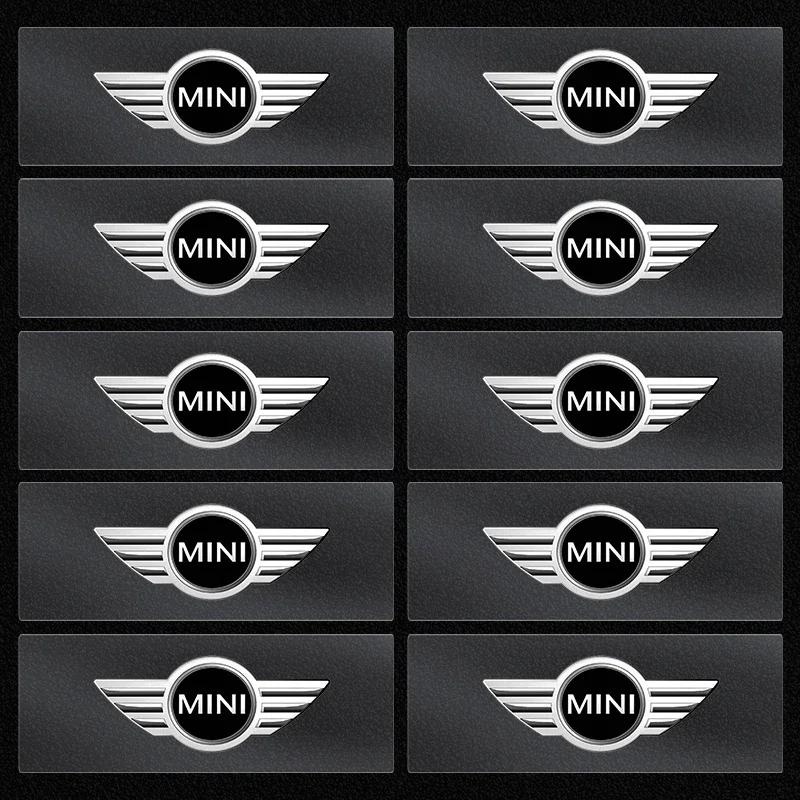 1/2/5/10pcs Car Badge Interior Decals Accessories For Mini Cooper JCW Works Hatch F54 F55 F56 F57 F60 R50 R52 R53 R55 R56 R57