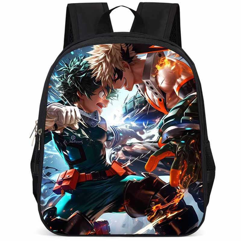 My Hero Academia 15-inch Large Capacity Lightweight Oxford School Backpack For Kids