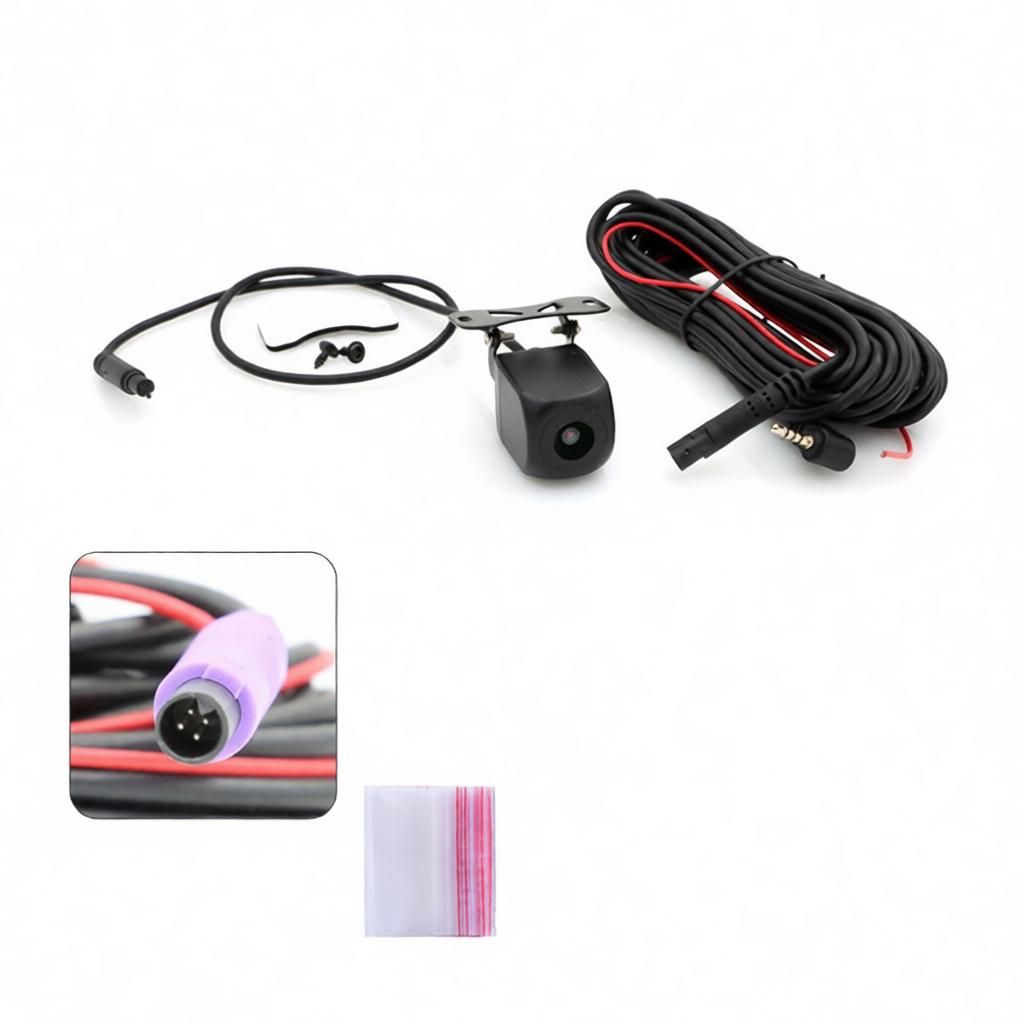 Universal Backup Camera HD 1080P Night Vision Wide Angle Rear View Parking Aid Waterproof Vehicle Reverse Streaming Cam
