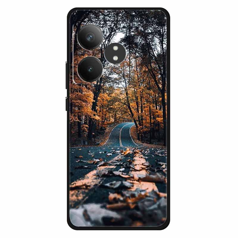 Funda For Realme GT 6T / GT 6 Cases Silicone Planet Painted TPU Soft Phone Back Cover For RMX3853 Protective Coque RMX3851  GT 6