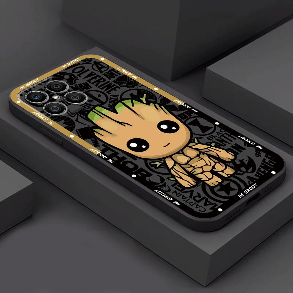 Marvel Sipider Man Groot Case for Honor 8X X8a X7 Magic5 Lite X6 70 X8 90 Pro X9a X6a Magic5 Back TPU Soft Cover
