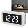 Wireless Charging Alarm Clock USB Reverse Charging LED Large Screen Rectangle Digital Alarm Clock for Bedroom