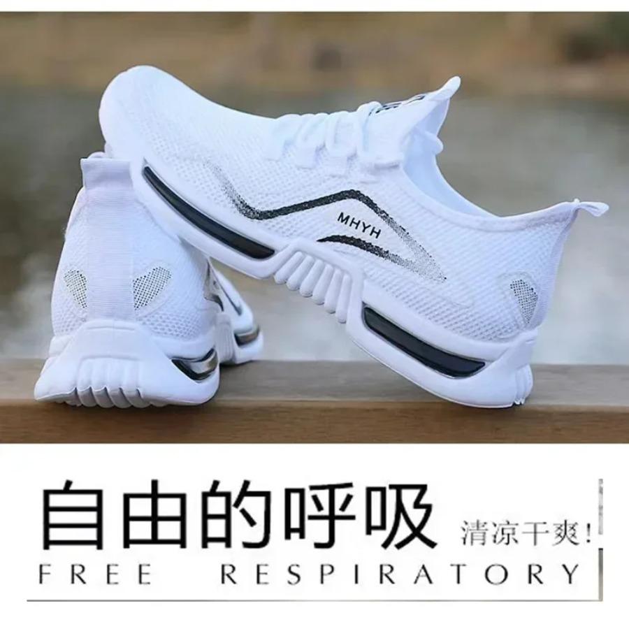 Men Shoes Slip on Fashion Sneakers Male Sport Running Shoes Breathable Gym Training Walking Tennis Shoes 2025 tenis para hombre