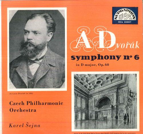 

LP Record KAREL SEJNA, CZECH PHILHARMONIC ORC - Dvorak Symphony No6 In D Major, Op6 SUA10007 SUPRAPHON Czechoslov Classical Used