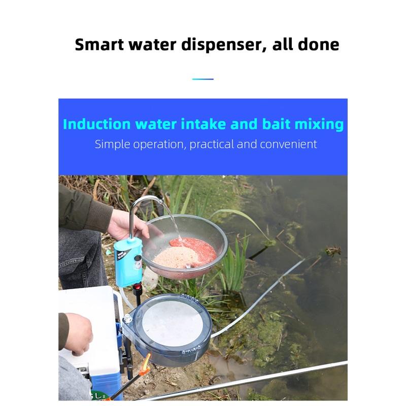 3 In 1 Smart Fishing Oxygen Water Pump Portable Rechargeable Outdoor Camping Indoor Induction LED Lighting Oxygenation Air Pump
