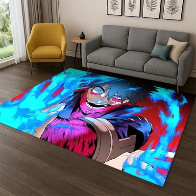 My Hero Academia Deku Bakugou Cartoon Anime Carpet Rug for Bedroom Living Room Sofa Doormat Home Decor,Kid Area Rug Non-slip