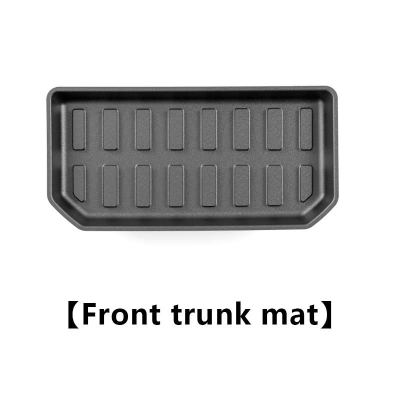 TPE Car Trunk Mat For Polestar 4 Accessories 2023 2024 2025 Auto Anti-dirty Waterproof Rubber Liner Pad Cargo Cover Carpet Tools