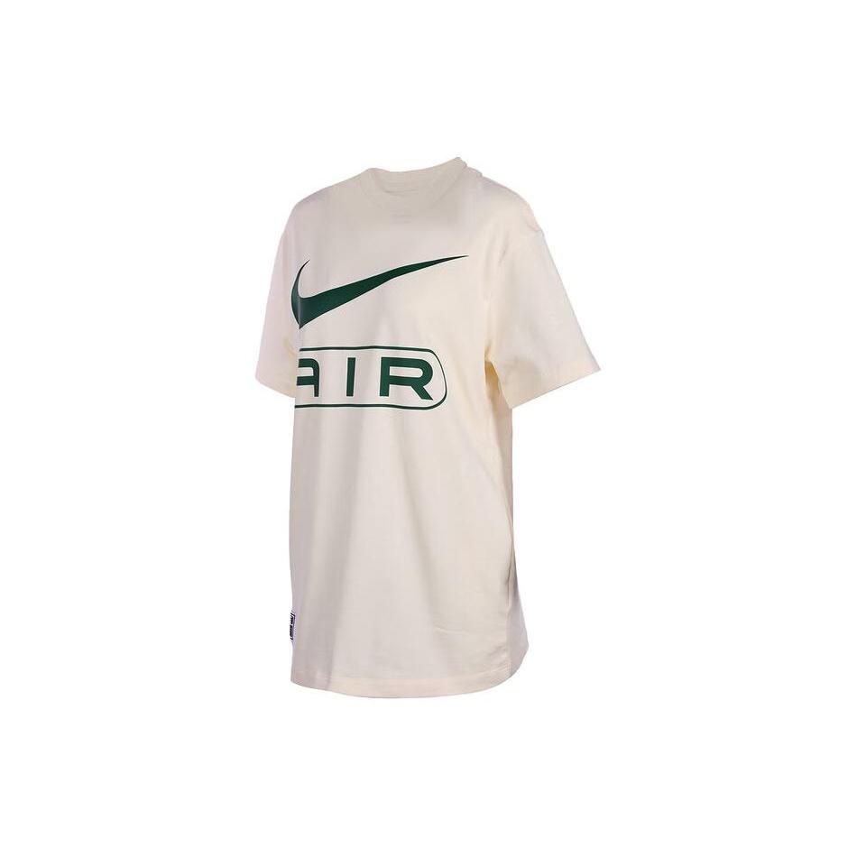 (WMNS) Nike Air Logo T-shirt Asia Sizing  Pale Ivory Green  Women s FV8003-110 S