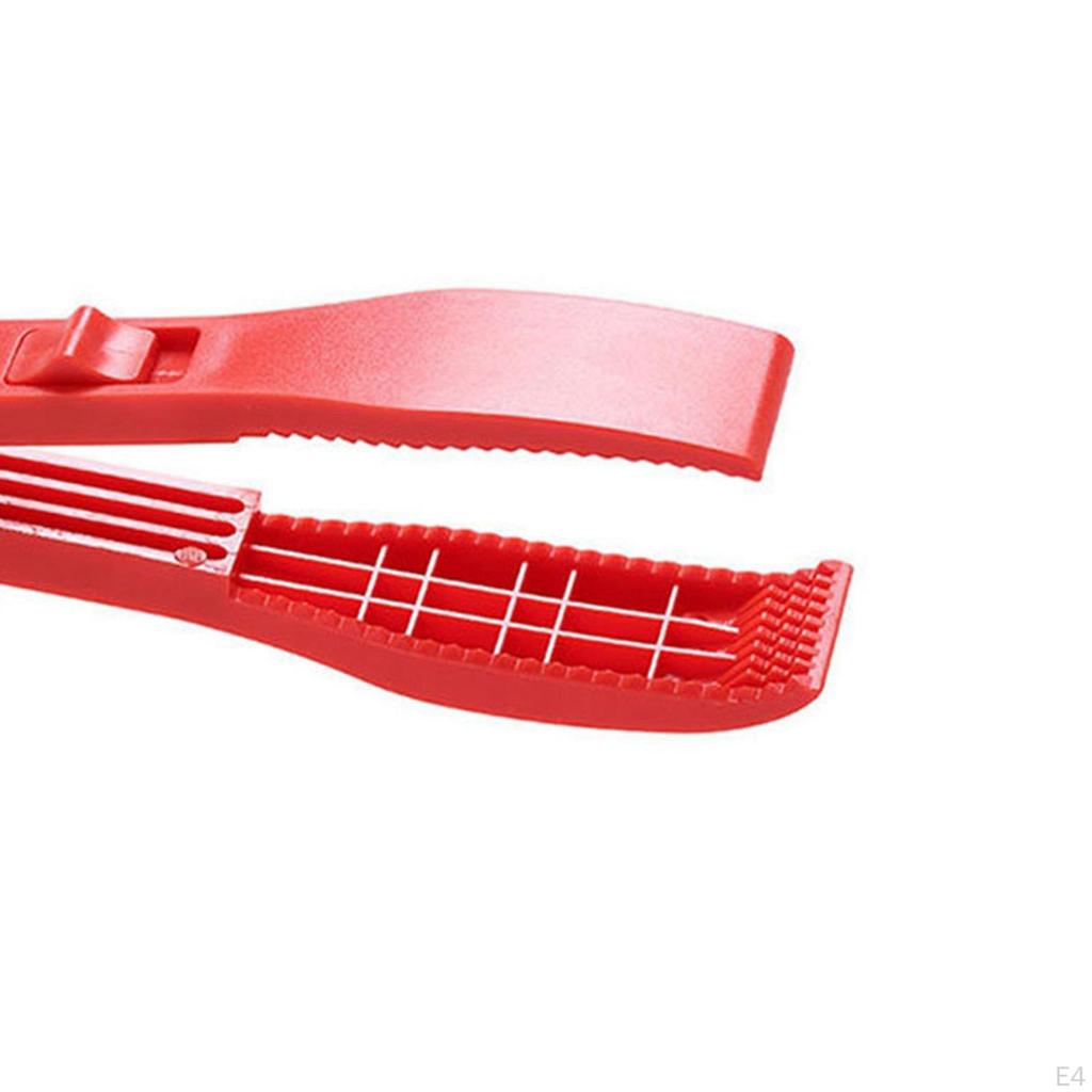 Fish Gripper Fishing Body Holder Crabs Tongs Keeper Catching Flat Anti Slip with Spring Lanyard