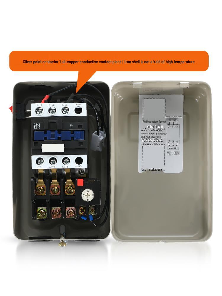 380V Air Pump Auto-Start Electromagnetic Motor Protection Controller