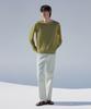 Dibeullu Low-Cut Scoop Neck Long Sleeve Olive