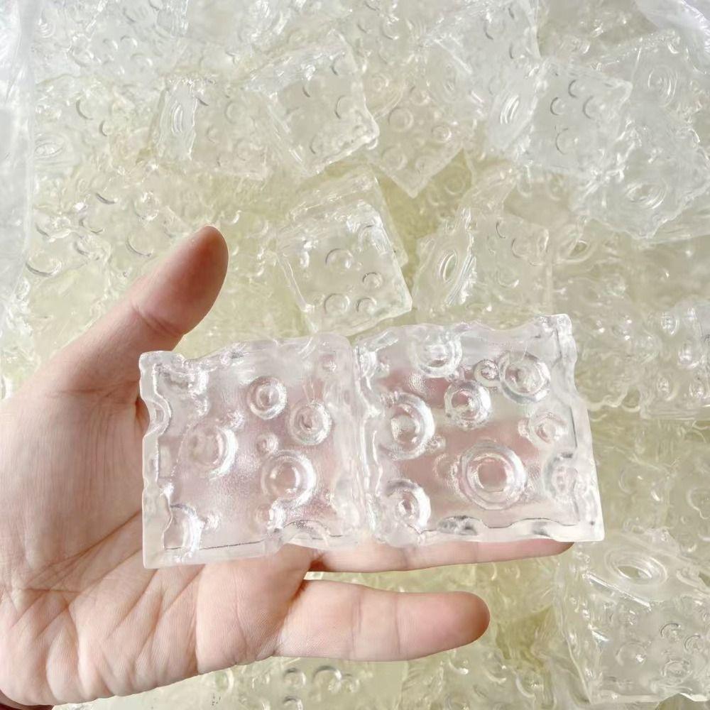 Transparent DIY Empty Ball Skin Cheese Handmade Ball Skin Clear DIY Pressure Ball Kit  Kids Toy