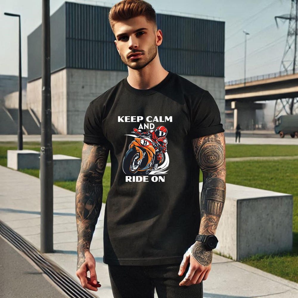 Unisex Softstyle T-Shirt, Motorcycle Shirt, Motorcycle Print Crew T-Shirt, Motorcycle Clothes, MotoGirlGear, Motorcycle Biker T-shirt, L