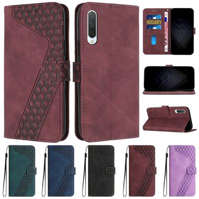 Husă Mi A3 Pentru Xiaomi Mi A3 Husă 3D Geometric Lattice Piele Flip Portofel Husă Pentru Xiomi Xiaomi MiA3 A 3 A1 A2 Lite Huse Telefon