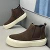 High-top shoes 2 new autumn leather soft-soled lazy shoes casual trendy jw