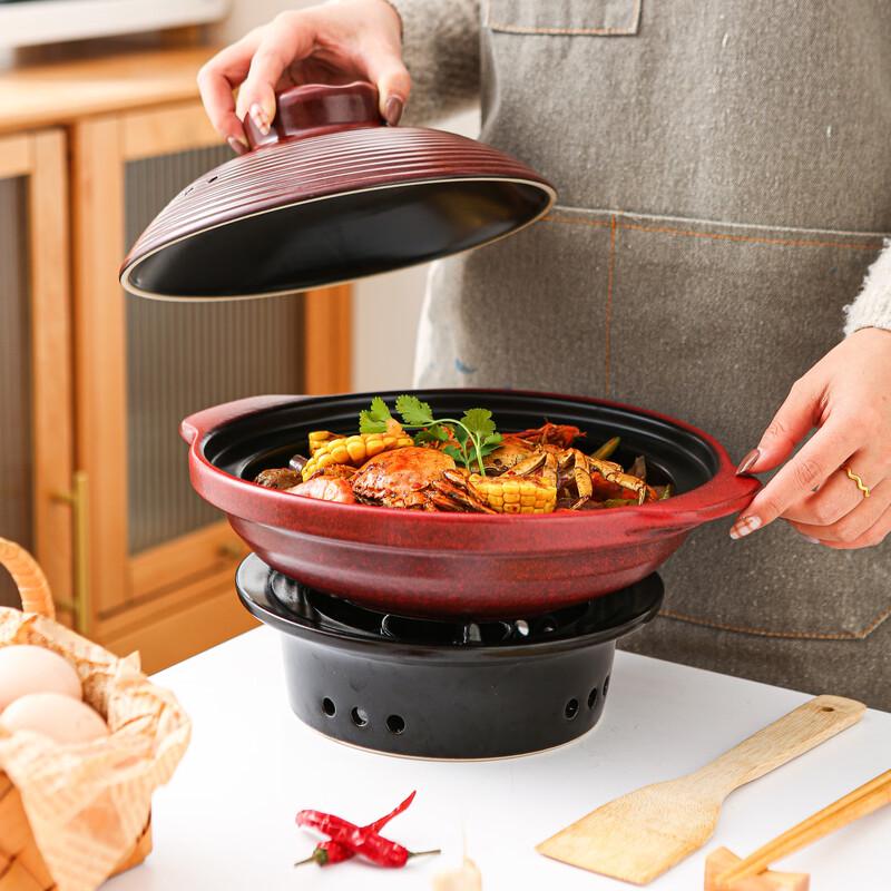 ZISIZ High-Temperature Ceramic Casserole Pot