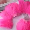 Color Medium Floating Feathers Cloth Edge Goose Feather Cloth Strip Diy Skirt Shawl Performance Clothes Wings Decoration Feather Lamp Material