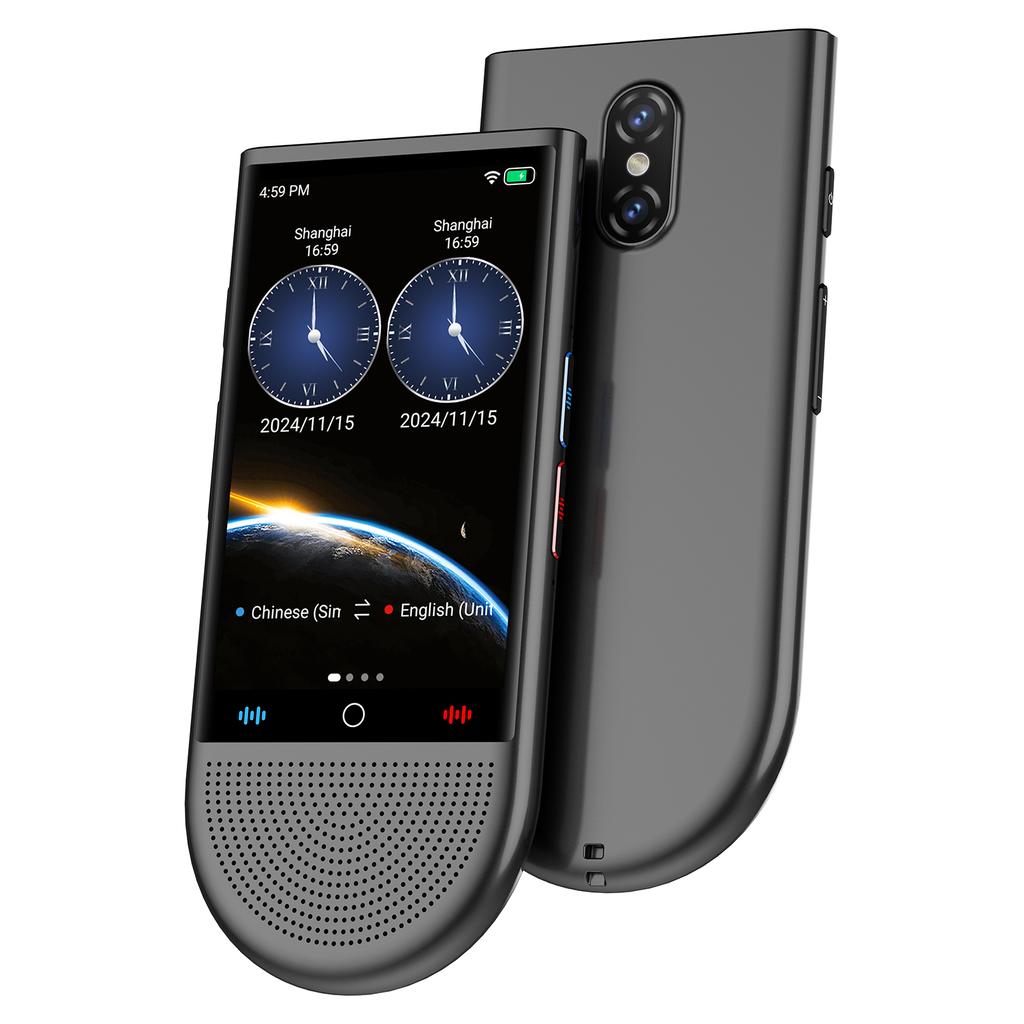 Bærbar språktolk Sanntids toveis oversettelsesenhet 148 språk Online Offline