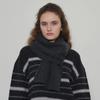 Basic Wool Muffler - Charcoal