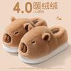 Heel Cotton Slippers 2025 New Autumn and Winter Indoor Home Plush Warm Non-slip Outer Wear Cotton Mop