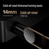Deli AL183 Fingerprint Glass Door U-Lock CN Plug (adapter Included)
