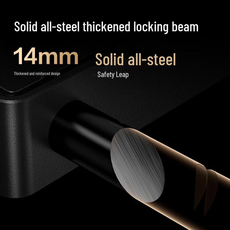 Deli AL183 Fingerprint Glass Door U-Lock CN Plug (adapter Included)