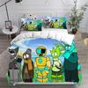Sprunki Bedding Sets Bed Cover Comforter Duvet Cover Pillow Case 2-3 Pieces Sets Kids Adult Bedroom Decoration