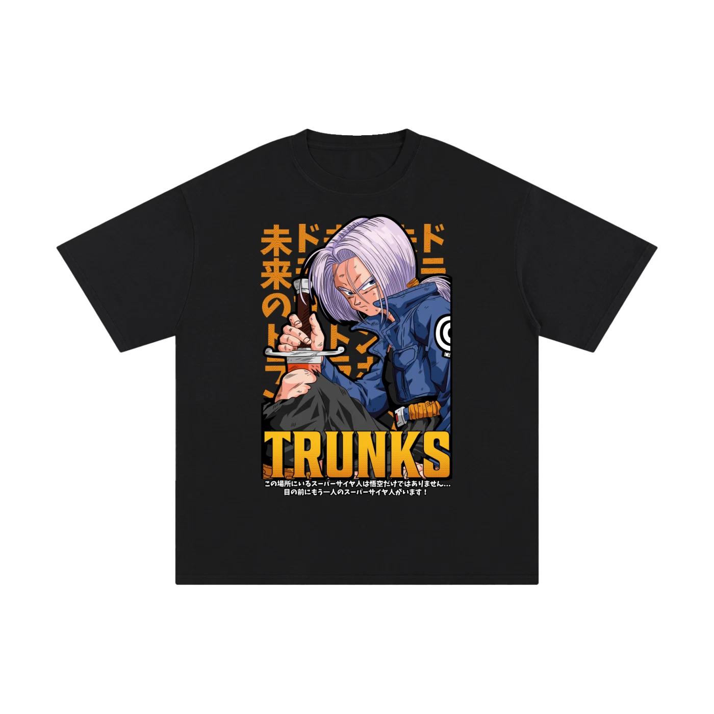 Dragon ball Z Trunks Future T-Shirt Manga DBZ Anime Trunks Graphic Tee All Size 100