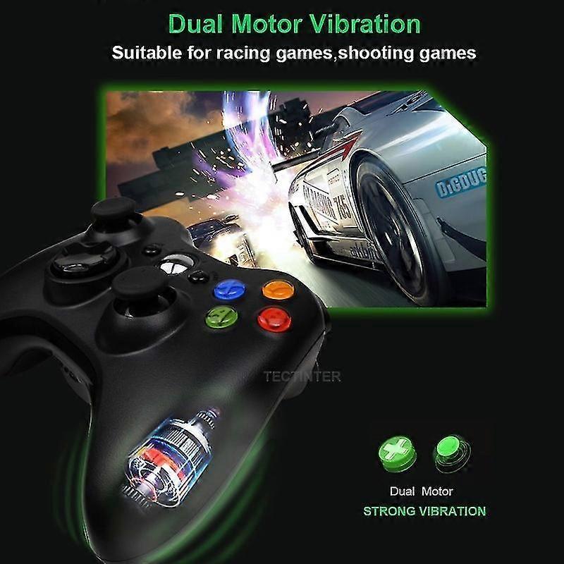 Gamepad For Xbox 360 Wireless/wired Controller For Xbox 360 Console 2.4g Wireless Joystick For Xbox360 Pc Game Controller Joypad  Wireless Black