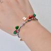 High-End Christmas Snowflake & Snowman Stainless Steel Bracelet