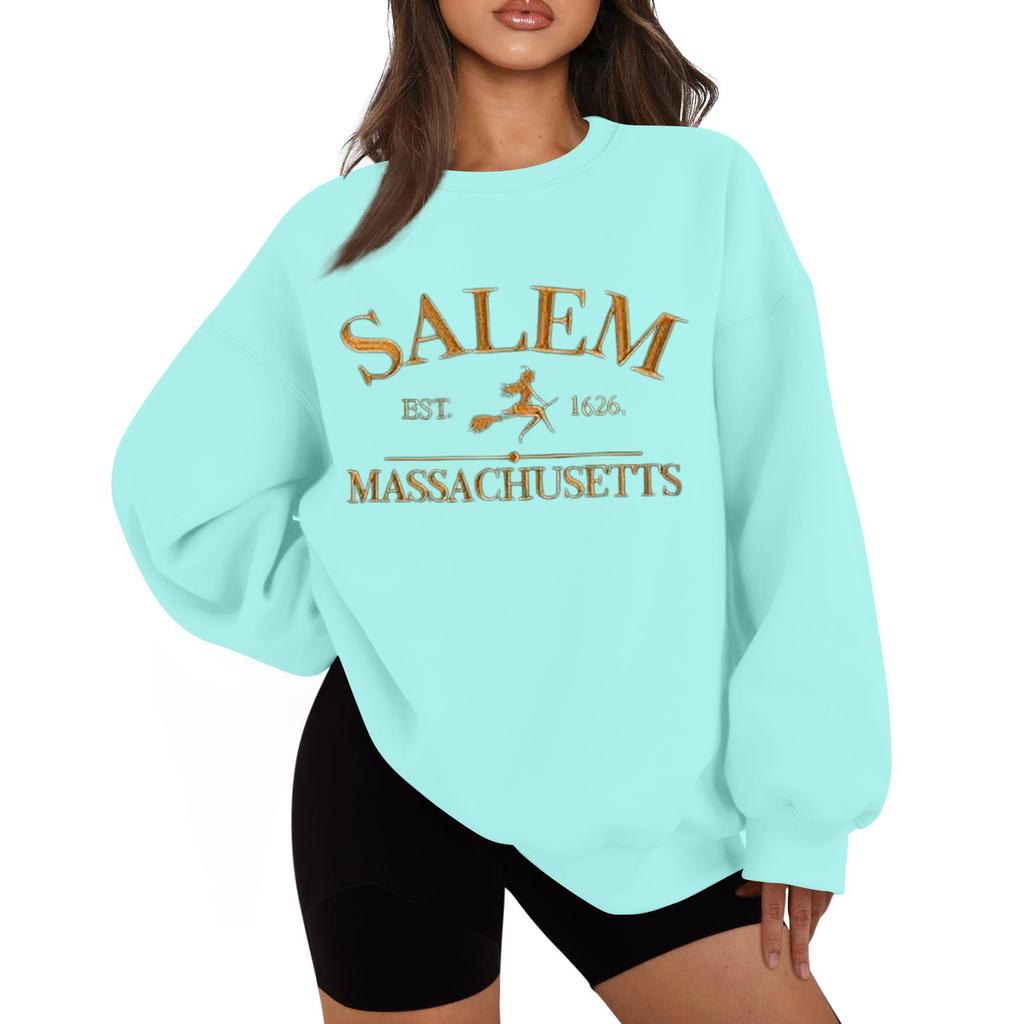 Women's  Sweatshirt Fall Vintage Graphic Long Sleeve Pullover Sweatshirt