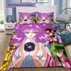 Saint Seiya Golden Saints Bedding Set, 1 Duvet Cover & 2 Pillowcases, Suitable for Bedroom, Ideal Gift for Anime Fans